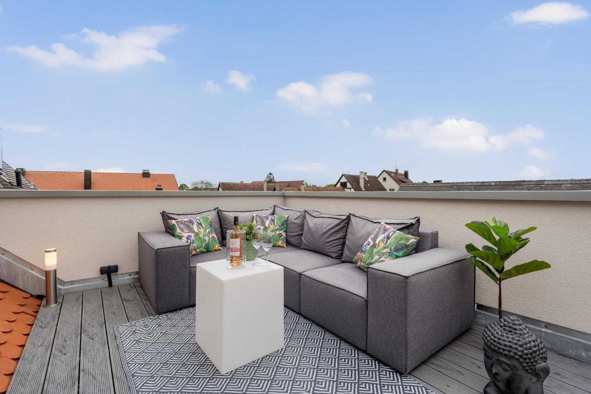 Namaste Homes - Ferienwohnung Mit Dachterrasse Бад-Виндсхайм Экстерьер фото